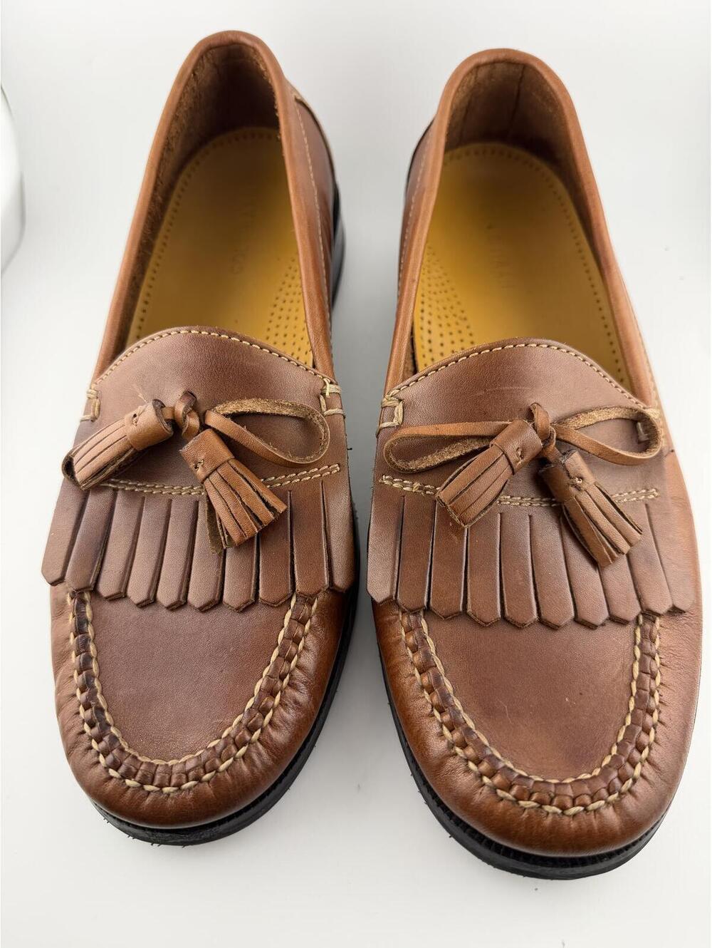 Vintage Cole Haan Loafers 11 Brown Tassel Moccasin Classic